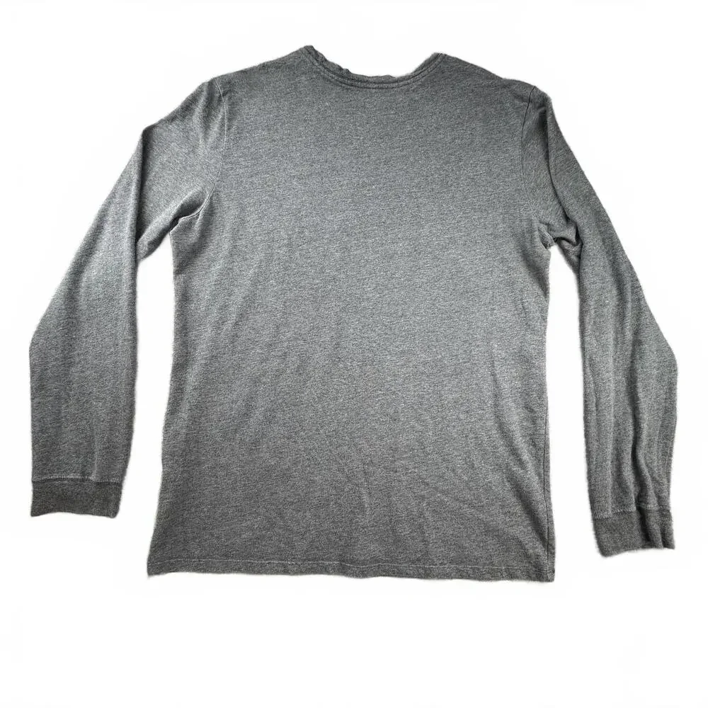 OSU‎ Beavers Football Nike Tee Men's Long Sleeve Grey Shirt Dri-Fit Large